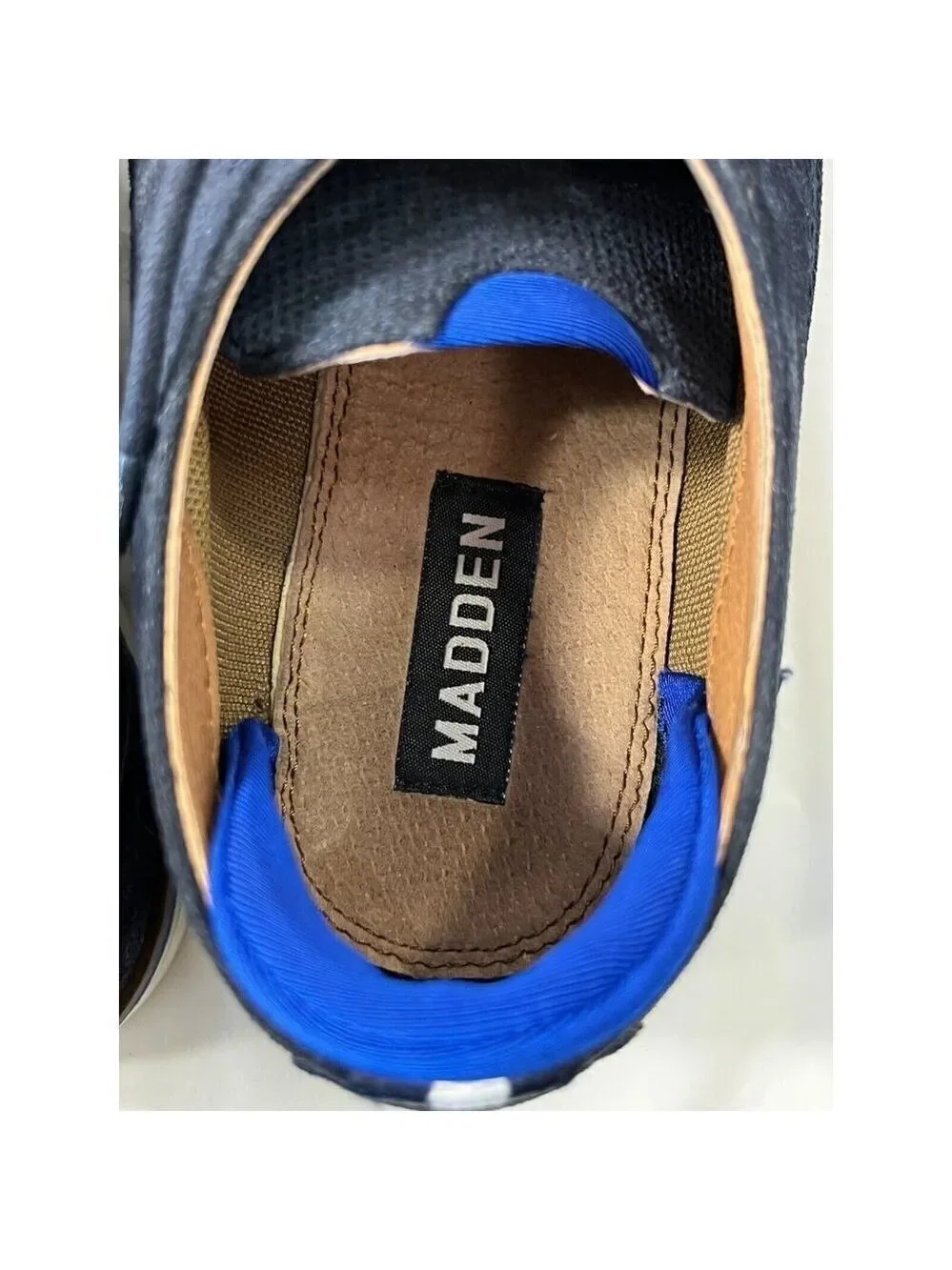 Madden Suede Oxford Shoes Men Size  8 blue